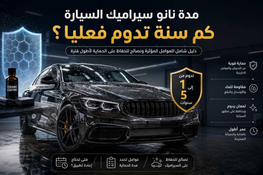 مدة نانو سيراميك السيارة